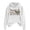 White, variant on Halloween Sweatshirt for Women Autumn Winter Solid Color Halloween Printing Hooded Sweater for Women and Men with Long Sleeves and Pockets Casual Everyday Wear Cozy Top Orange L