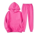 thumbnail image 1 of Unisex Autumn/Winter Sports Suit - Solid Color, Hooded Sweater with Pants, Tassels - Polyester, Comfortable & Breathable - Hand Wash - Multiple Sizes, 1 of 2