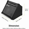 thumbnail image 2 of Donner 35W Amplifier Speaker for Keyboard Electronic Drum Guitar Amp, 8" Woofer 2.5" Tweeter, 2 Channels Input, Mini Portable, 2 of 8