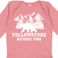 thumbnail image 4 of Inktastic Yellowstone National Park with Bear Mountains and Trees Boys or Girls Long Sleeve Baby Bodysuit, 4 of 5