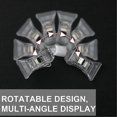 thumbnail image 4 of 50 clips de doble cara para letreros, mini clips transparentes giratorios para exhibición de mercancía, clips de plástico para etiquetas., 4 of 4