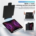 thumbnail image 5 of for iPad Pro 11 inch Case 2022/2021/2020/2018(4th/3rd/2nd/1st Generation), Multi-Angle Fold Magnetic Stand, DDetachable Cover with Sleep Wake, Black, 5 of 7