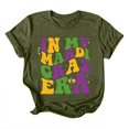 thumbnail image 4 of PMUYBHF Mode Décontractée pour Femmes Chemises Imprimées Mardi Col Rond Manches Courtes Tee Tops Tunique Blouse 1677 m, 4 of 5