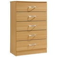 thumbnail image 1 of Pemberly Row Commode 5 Tiroirs en Hêtre, 1 of 4