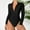 Black 3, variant on Tummy Control Swim Suits Rash Guards Long Sleeve Women Bathing Suits Thong Black Swimsuits for Women