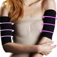 thumbnail image 1 of Fajas para Brazos Color Negro. Faja de Compresion, Mangas de Compresion Brazo para Mujeres y Hombres Racconi 1 par color negro, 1 of 5