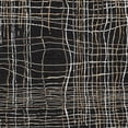 thumbnail image 3 of HomeRoots 678537 9 x 12 ft. Black Ivory & Beige Striped Washable Machine Made Rectangle Area Rug with UV Protection, 3 of 9