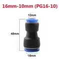 thumbnail image 1 of Reducer Straight Push-In Fittings Pneumatic Line Tube Hose Connector 4mm to 16mm 16mm-10mm, 1 of 6