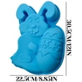 thumbnail image 3 of Bunny Bakeware Easter Cake Mould Bunny Diy Baking Tools, Ihhxbz | Blue, 3 of 6