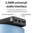thumbnail image 2 of Transmisor y Receptor de Audio BT 5.3 de 3,5 mm con Entrada AUX y Compatible con Tarjeta TF. Adaptador Inalámbrico para Altavoces y Auriculares., 2 of 5