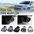 thumbnail image 2 of for Multiple Models Car Tailpipe Muffler StainlessSteel Rear Pipe Tail Muffler,, 2 of 8