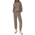 thumbnail image 1 of Conjunto Deportivo PRETTYGARDEN de 2 Piezas para Mujer Marrón XXL, 1 of 8