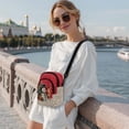 thumbnail image 2 of TSOVTHRID Snowman Christmas Tree Reindeer Print Small Crossbody Bag for Women Christmas Cell Phone Purse Wallet Women's Shoulder Bag Handbags Wallet Purse with Card Slots, 2 of 7