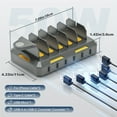 thumbnail image 2 of Estbridge Fast Charging Station For Multiple Devices  50W 6 Port USB Multi Charger Station Organizer For Apple /iPad/Cell Phone/Tablets  And Other Electronics Devices, 2 of 5
