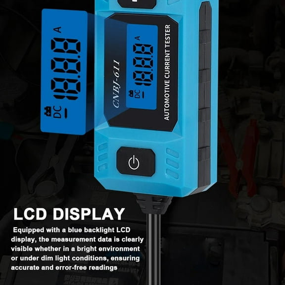 Rollbacks & More CNBJ-611 Automotive Fuse Current Tester Car Leakage Analyzer Fault Testing Tool