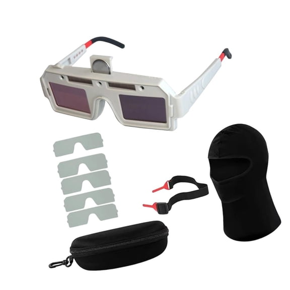 Lightweight Auto Dimming Welding Goggles With Replaceable Battery Welding