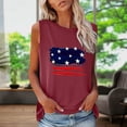thumbnail image 2 of IROINNID Women's Round Neckline Tank Sleeveless 4th Of July Print Tops, 2 of 4
