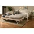 thumbnail image 5 of Kodiak Furniture Boho Wood Daybed/Pop Up Bed in White with Floral Mattresses, 5 of 10