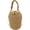 khaki, variant on Woven Women Handbag Female Straw Mesh Bag Summer Beach Bags Handmade Bucket Net Bag Rattan Knitte -handle Tote