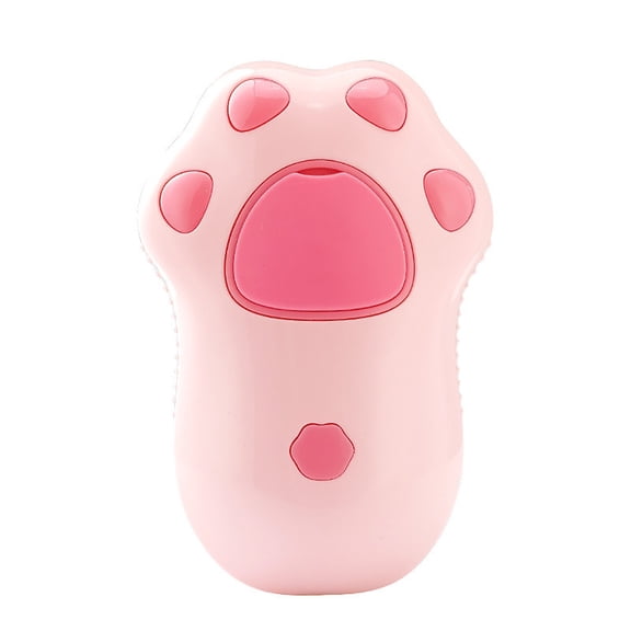 Cheapark Rechargeable Pet Spray Hair Removal Comb Paw Shaped One Button Spray Massage for Home Grooming Deshedding Tool for Dogs & Cats