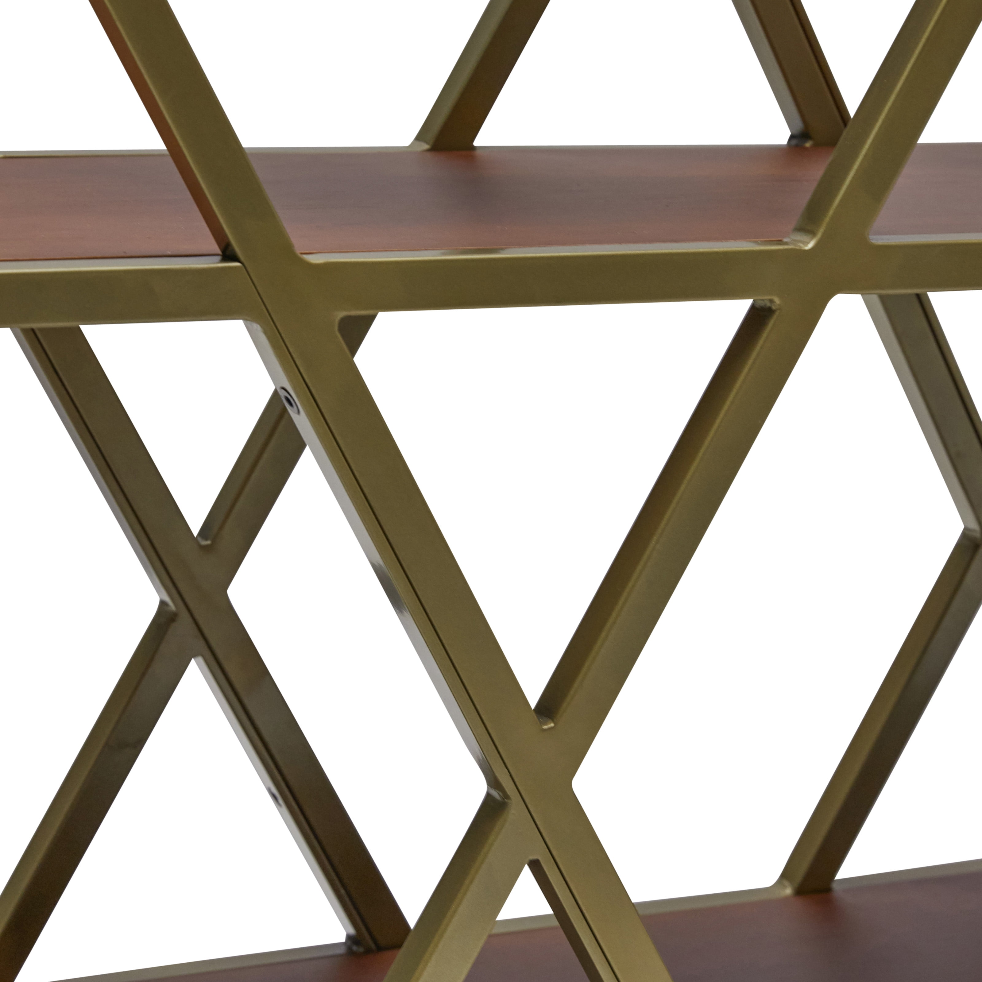 Hexagon large bookshelf by 2024 drew barrymore flower home