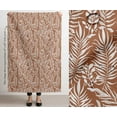 thumbnail image 3 of Outdoor Waterproof Taffeta Fabric - Soimoi Leaves Print Brown | UV Resistant | Ideal for Cushion Covers, Raincoats, Shower Curtains & More | 56" Width, 3 of 7