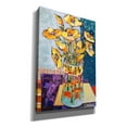 thumbnail image 2 of Epic Graffiti 'Yellow Poppies And Gold Fish'  by St Hilaire Elizabeth Canvas Wall Art, 18" x 26", 2 of 8