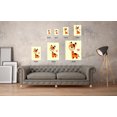 thumbnail image 3 of Awkward Styles Friends Forever Canvas Art Giraffe Illustration Kids Room Wall Art Baby Room Art Funny Decor for Kids Animals Picture Newborn Baby Room Wall Decor Safari Wallpapers Made in USA, 3 of 4