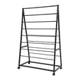 thumbnail image 3 of Ribbon Display Organizer with Wheels, Ribbon Holder Organizer Rack, Ribbon Storage Organizer Black 31.5*15.7*49.2in, 3 of 13