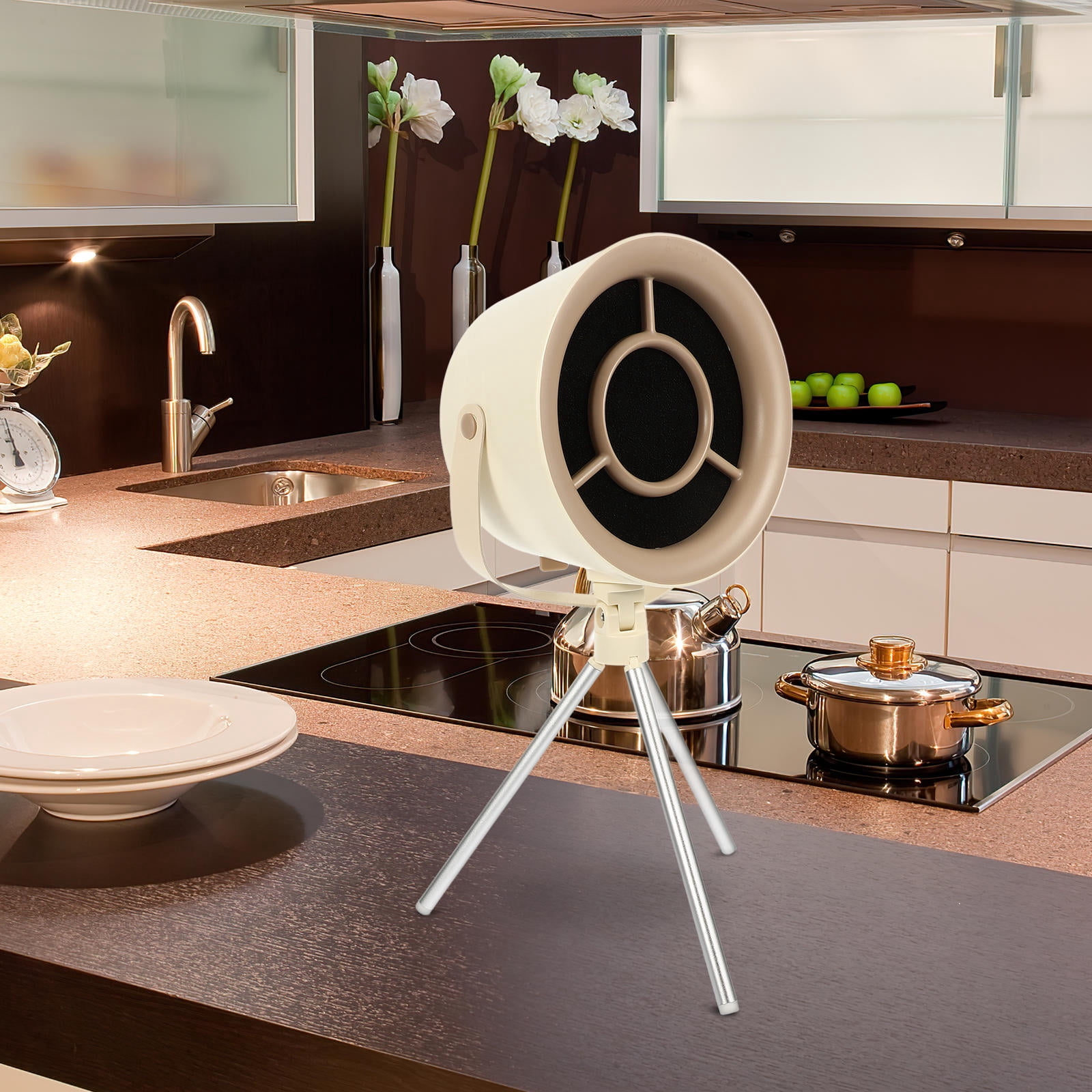 HOMEMAXS 1 set of Portable Extractor Fan Kitchen Extractor Fan Cooker Hood Small Tabletop Range Hood