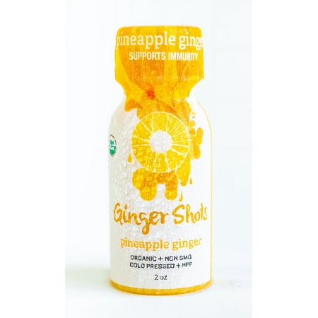 Organic Pineapple Ginger Shots