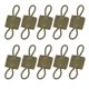 thumbnail image 3 of 10 Uds Clip de soporte correa elástica portátil para chalecos mochilas bolsas (verde militar) JShteea Para Estrenar, 3 of 5
