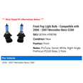 thumbnail image 2 of Front Fog Light Bulb - Compatible with 2006 - 2007 Mercedes-Benz C280, 2 of 2
