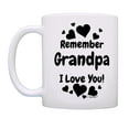 thumbnail image 3 of ThisWear Gifts for Grandpa Remember Grandpa I Love You 11oz Ceramic Coffee Mug Grandpa, 3 of 7