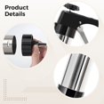 thumbnail image 5 of Churro Maker Machine, Stainless Steel Cookie Press Set with Adjustable Handle, Multiple Shape Molds, Hand-Powered Tool for Home Baking, 22 cm Length, 6 cm Top Diameter, 5 of 5