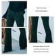 thumbnail image 3 of Pantalones Acampanados, Cremallera Oculta, 2 Bolsillos, Pantalones Ajustados, Cintura Alta, Color Puro Para Otoño Para Dama, 3 of 6