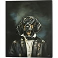 thumbnail image 4 of Metaverse Victoria Coleman 'Duke & Distinguished Dachshund' Canvas Art (Set of 2), 4 of 4
