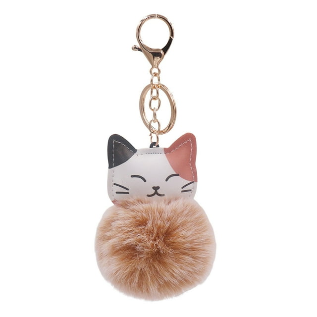 Hearth & Gear Cute And Fashionable Keychain Bag Car Keychain Toy Keyring Doll Toy Handmade Cat Keychain