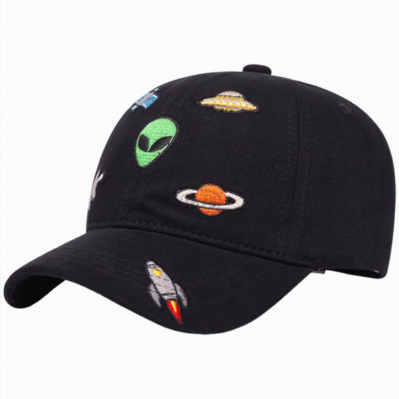 Kogui Kids Baseball Cap Adorable Embroidery Kids Baseball Cap Duck Caps Cute Adjustable Toddler Baseball Hat for Boys Girls (Black,One Size)