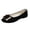 Black, variant on Women Fashionable Casual Spring Candy-Colored Work Shoes Color Toe Decorative Buckle Flat-Bottomed Multi-Colored Large Size Cloth Shoes Classic Clog