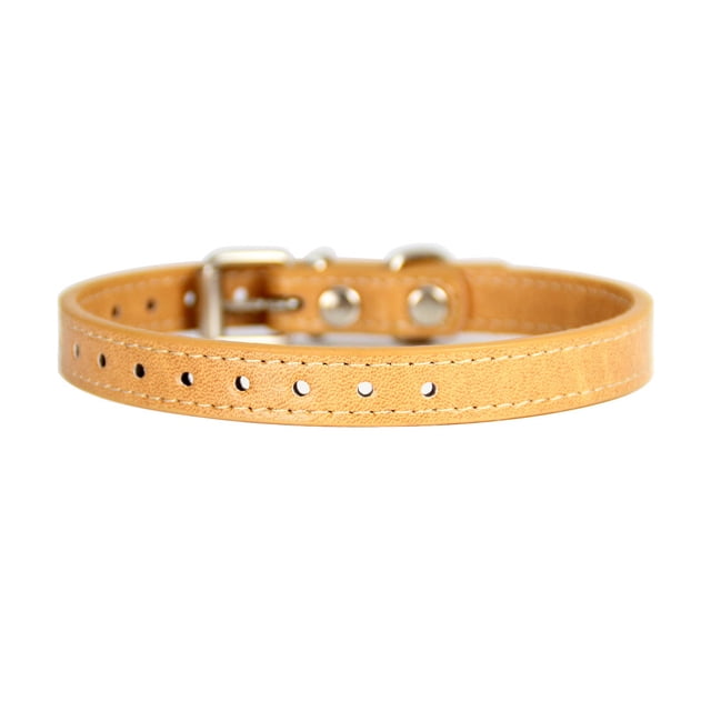 Greeniant Collar para cachorros: cómodo y para perros pequeños recién nacidos Collar de parto lindo y práctico para recién nacidos Seguro y Tubos y túneles para animales pequeños caqui