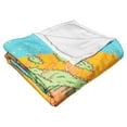 thumbnail image 4 of Rick & Morty Ricktanical Kids Silk Touch Throw Blanket, 4 of 4