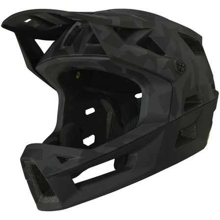 iXS Trigger FF MIPS Enduro Mountain Bike Full Face Helmet Black Camo SM(54-58cm)