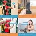 thumbnail image 4 of Doorbell,Doorbell Chime Rf433 Internet Intercom Doorbell Call 984ft Internet Office Business Voice Call Chime Office Waterproof Internet Office Real-time Voice 1 984ft Call Rf433 With 1 Required Ip44, 4 of 7