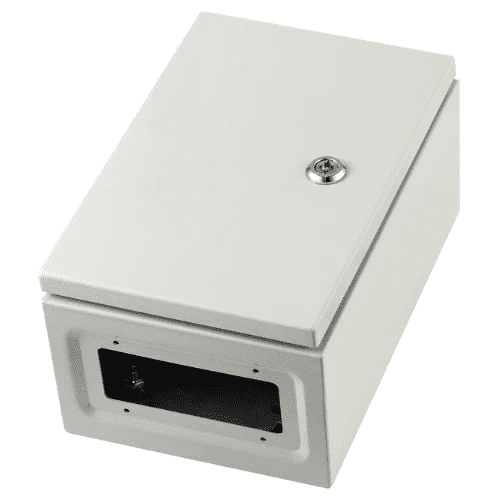 NEMA 4X Steel Enclosure 12 x 8 x 6'' Electrical Junction Box IP66