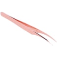 thumbnail image 2 of Herramientas de extensión de pestañas de acero inoxidable semicurvas Pinzas de injerto de pestañas postizas de precisión de oro rosa, 2 of 8
