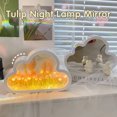 thumbnail image 4 of Cloud Tulip Night Light DIY Material Pack Lámpara Espejo Hecha A Mano (rosa), 4 of 8