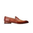 thumbnail image 3 of Base London Mens Bruno Leather Penny Loafers, 3 of 4