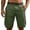 08 Army Green, variant on Below the Knee Shorts for Men Long Cargo Baggy Stretch Bermuda Elastic Waist Multi-Pockets Big and Tall Hiking Pants 08 Wine 3XL