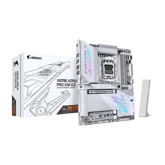 Placa base GIGABYTE X870E AORUS PRO X3D ICE AMD AM5 DDR5